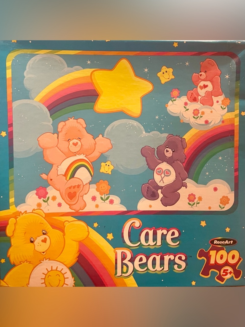 Vintage 2004 RoseArt Care Bears Puzzle-  100 pieces NEW sealed